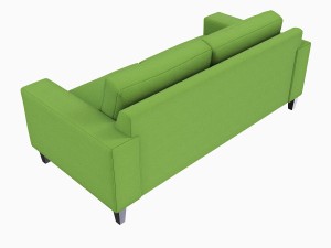 west elm sofa collection 3D Модель