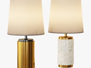 photo realistic table lamp collection Modelo 3D