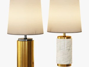 photo realistic table lamp collection 3D Model