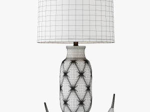 photo realistic table lamp collection 3D Model
