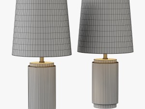 photo realistic table lamp collection Modelo 3D