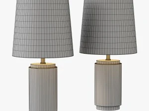 photo realistic table lamp collection 3D Model