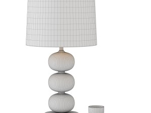 abacus table lamp - milk white 3D मॉडल