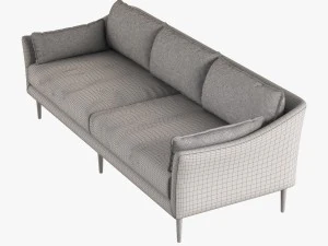 west elm antwerp sofa 3D Model