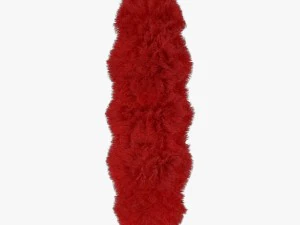 artificial sheepskin red 3D Model