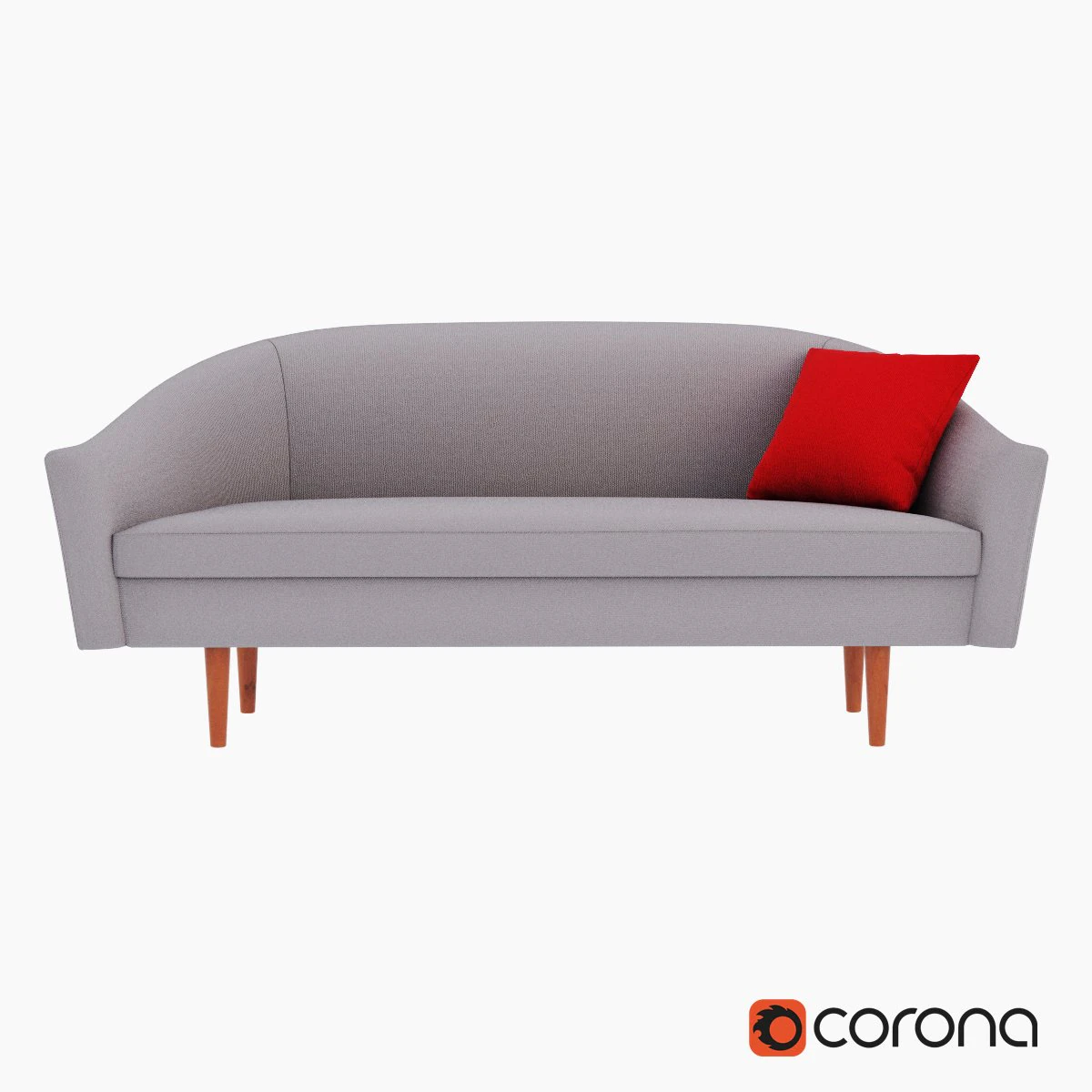 west elm billie sofa 3D Model .c4d .max .obj .3ds .fbx .stl .blend
