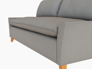 west elm bliss down filled sofa 3D Model