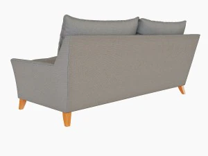 west elm bliss down filled sofa 3D Model