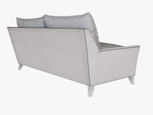 west elm bliss down filled sofa 3D Model