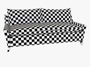 west elm bliss down filled sofa 3D Model