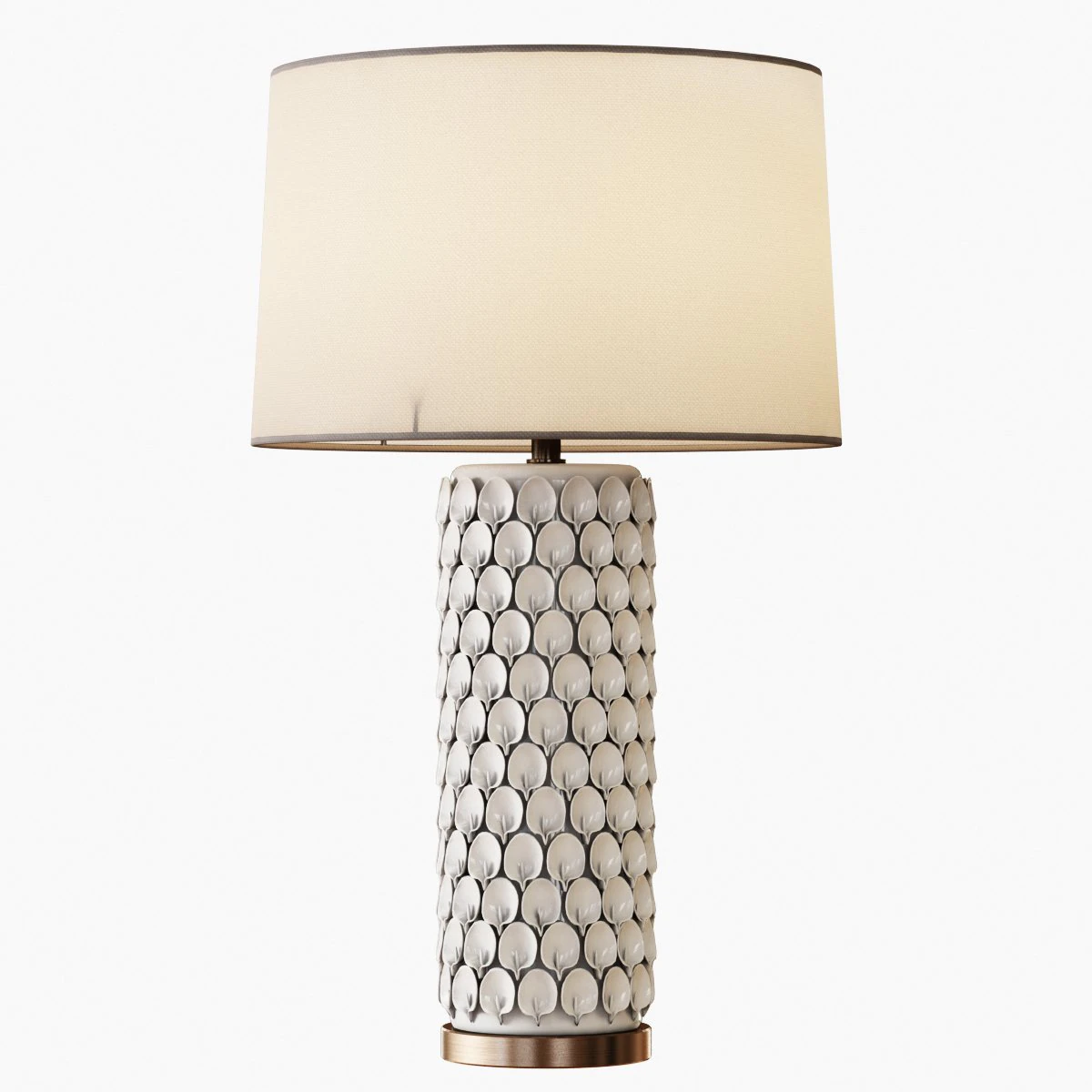 calla lily table lamp 3D Model .c4d .max .obj .3ds .fbx .stl .blend 