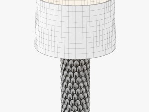 calla lily table lamp Modello 3D