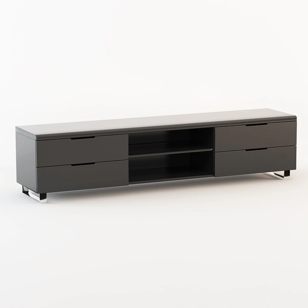 tv stand 3D Model .c4d .max .obj .3ds .fbx .stl .blend 