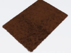 carpet snow h169-brown 3D Model