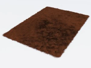 carpet snow h169-brown 3D Model