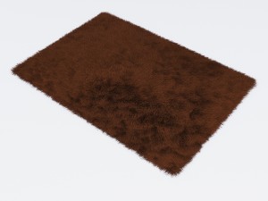 carpet snow h169-brown 3D 模型