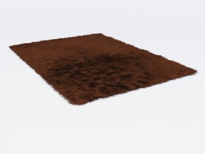 carpet snow h169-brown 3D 模型