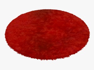 carpet sunny h74-red round 3D 模型