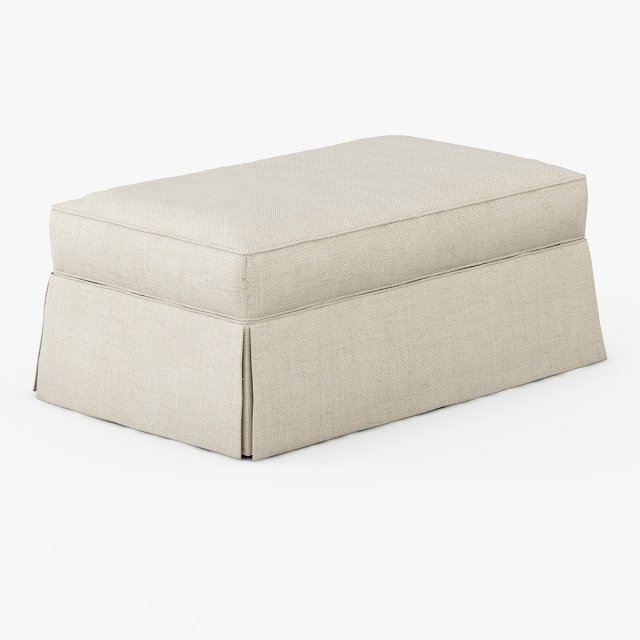 charlotte iii storage ottoman 3D Model .c4d .max .obj .3ds .fbx .stl .blend 