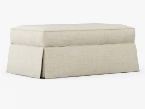 charlotte iii storage ottoman 3D Model