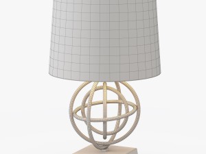 circles table lamp 3D 모델