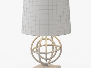 circles table lamp 3D Model