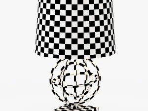 circles table lamp 3D Model