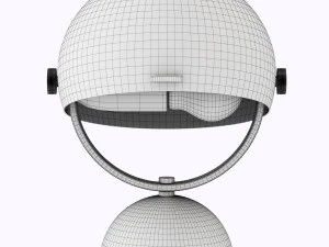 clint mini task lamp - red 3D Model