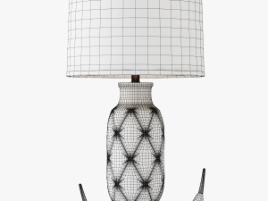 couplet table lamp 3D मॉडल