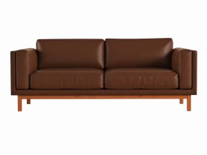 dekalb leather sofa 3D Model