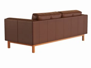 dekalb leather sofa 3D Model