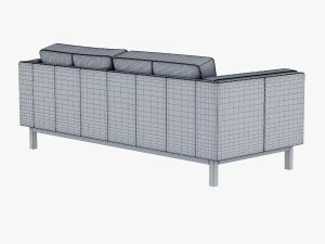 dekalb leather sofa 3D Model