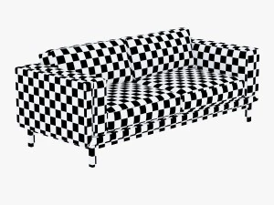 dekalb leather sofa 3D Model