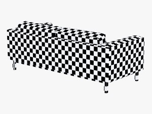dekalb leather sofa 3D मॉडल