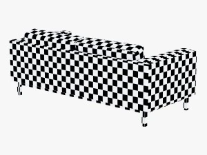 dekalb leather sofa 3D Model
