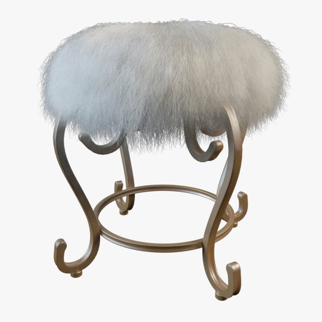 diy mongolian lamb stools Model 3D .c4d .max .obj .3ds .fbx .stl .blend 