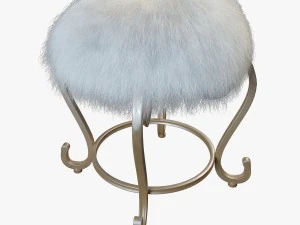 diy mongolian lamb stools 3D Model