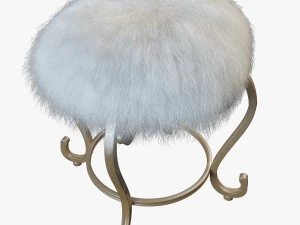 diy mongolian lamb stools 3D Model