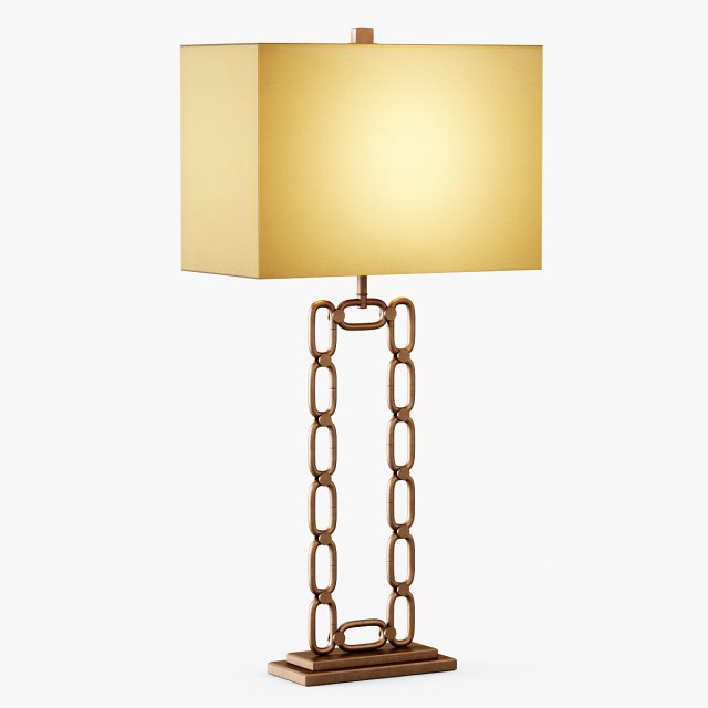 chain table lamp 3D 模型 .c4d .max .obj .3ds .fbx .stl .blend 