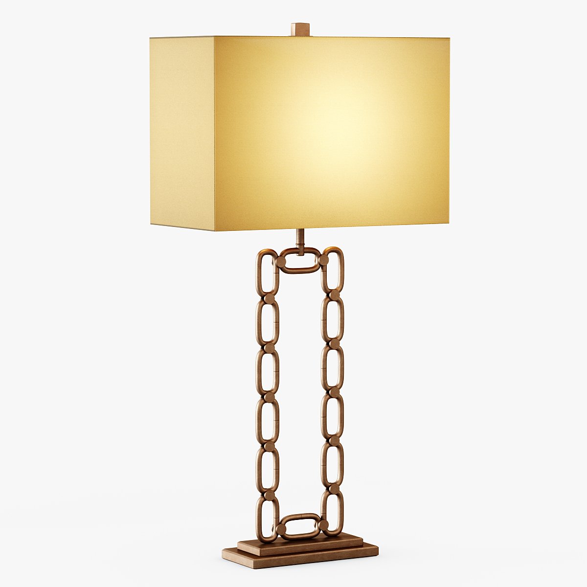 Chain table lamp top