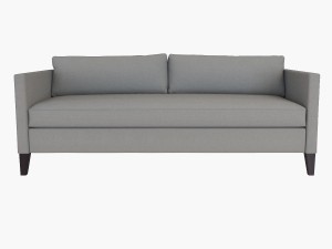 dunham down-filled sofa - box cushion 3D 모델
