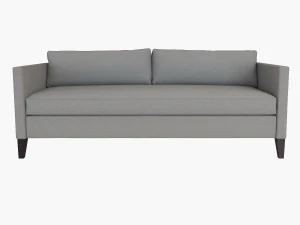 dunham down-filled sofa - box cushion 3D Model