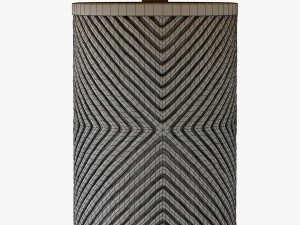 etched glass table lamp 3D Model