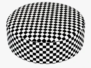 fab homez xxxl standard bean bag cover 3D Model