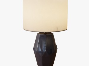 faceted stone table lamp 3D मॉडल