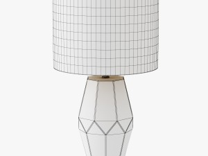 faceted stone table lamp 3D मॉडल