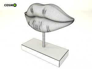 figurine lips 3D Model