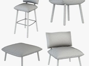 four models accademia factory 3D Model