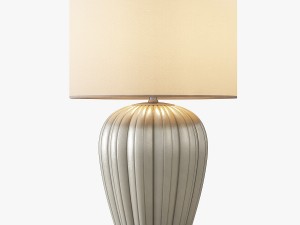 gray brown ceramic table lamp Modèle 3D