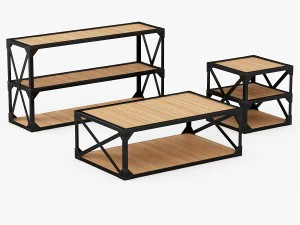 Greenwich-cocktailtafel 3D Model